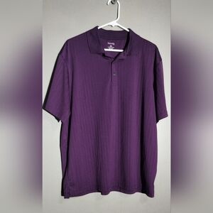 George Golf Men's Deep Purple Polo Shirt (L)